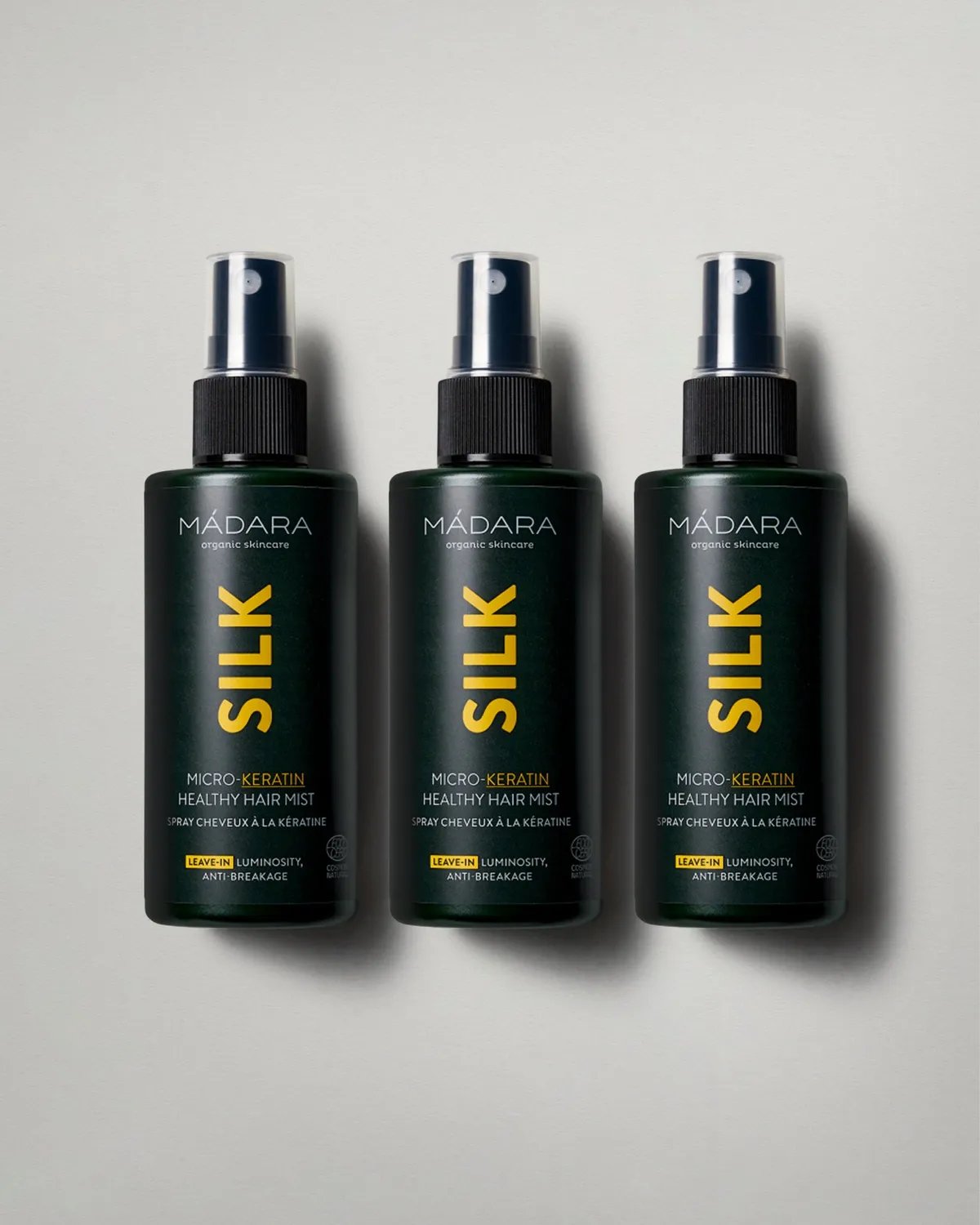 Mádara Silk brume cheveux micro-kératine réparatrice