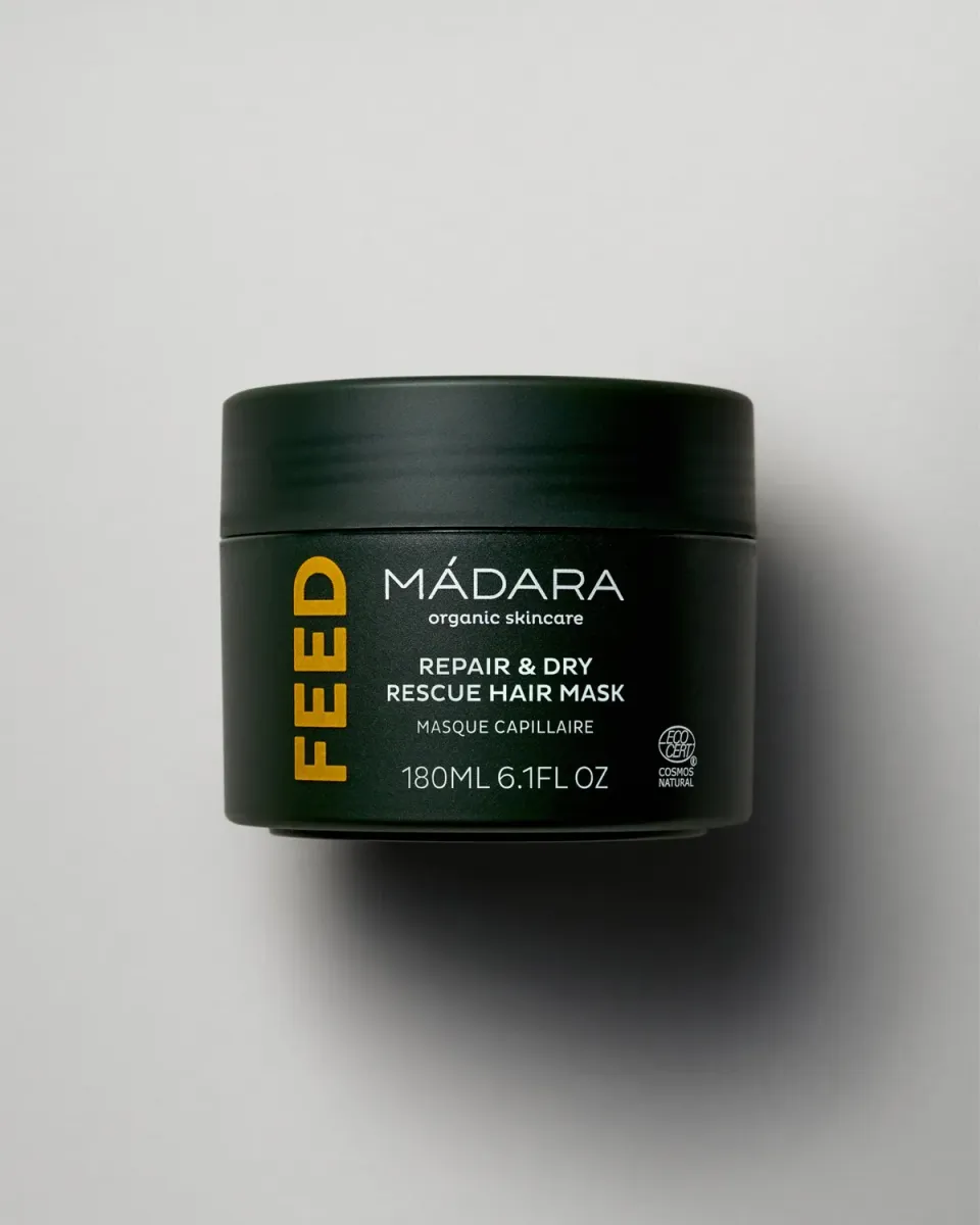 Mádara Feed Repair & Dry Rescue masque cheveux 180 ml