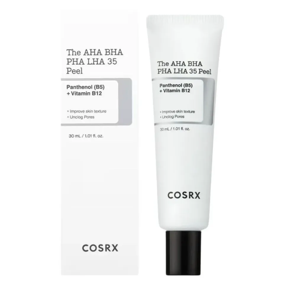 COSRX AHA BHA PHA LHA 35 Peel gel exfoliant 30ml acides