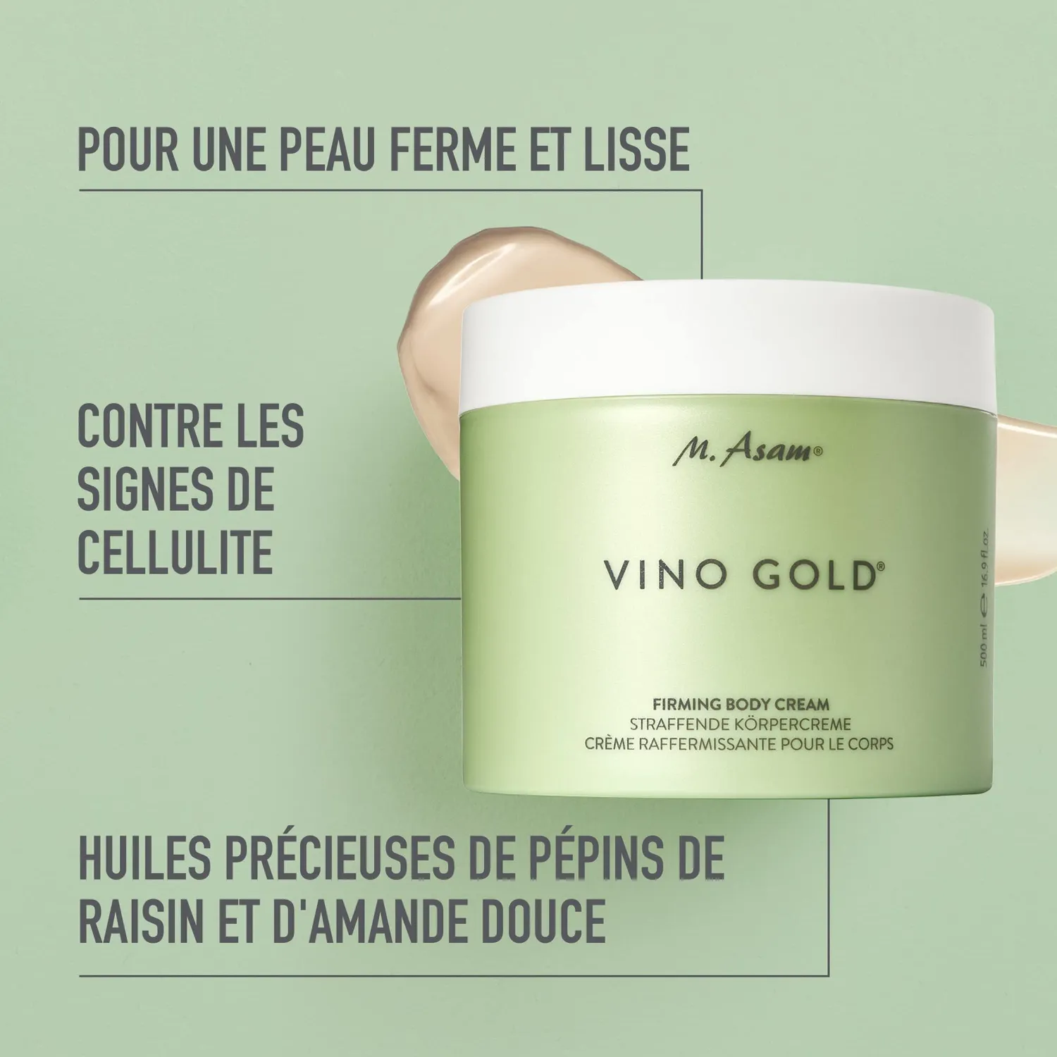 M. Asam Vino Gold Lotion Corps Raffermissante 500ml karité