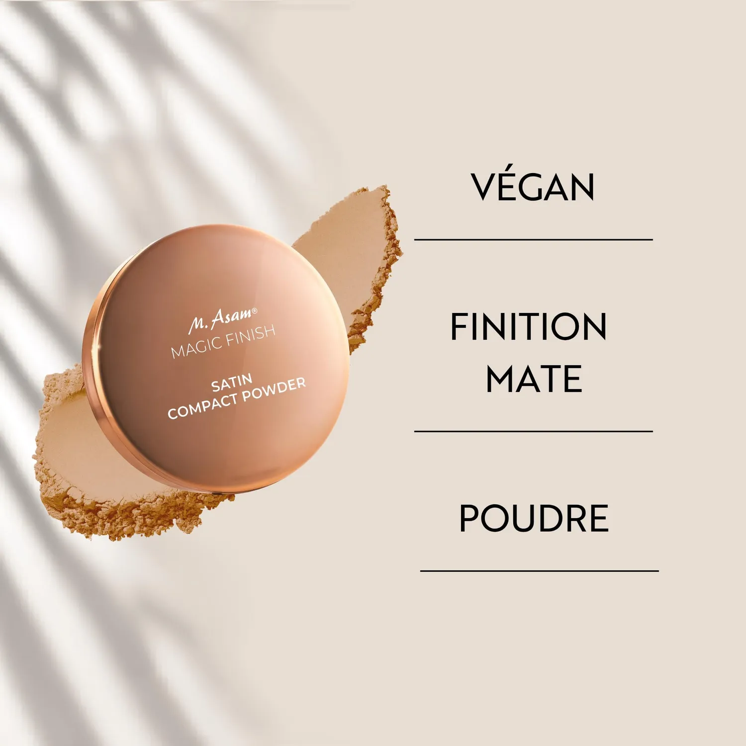 M. Asam Magic Finish poudre compacte nude 9 g matifiante