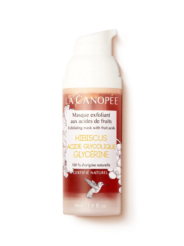 La Canopée masque exfoliant acides de fruits 50 ml éclat