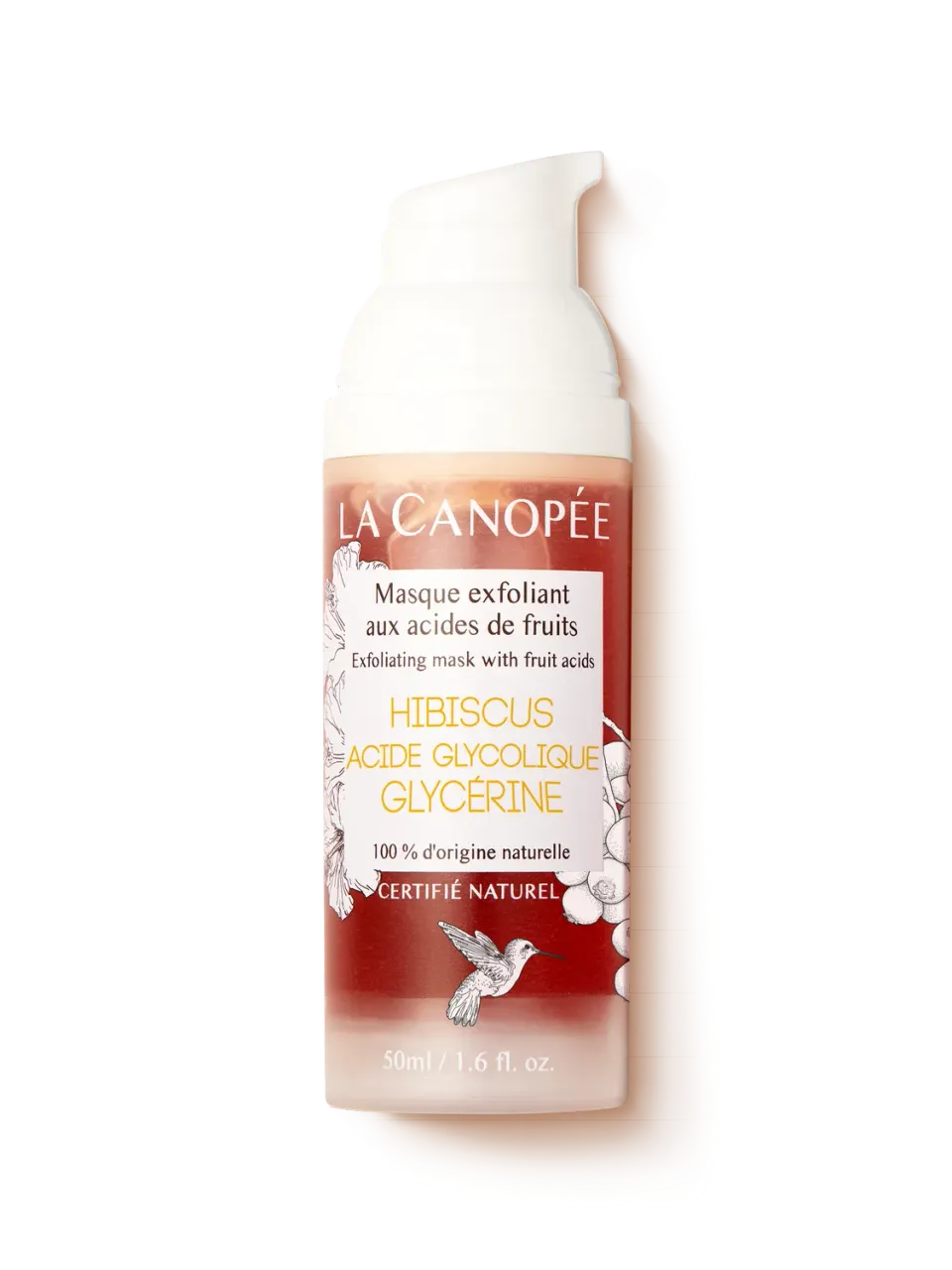 La Canopée masque exfoliant acides de fruits 50 ml éclat