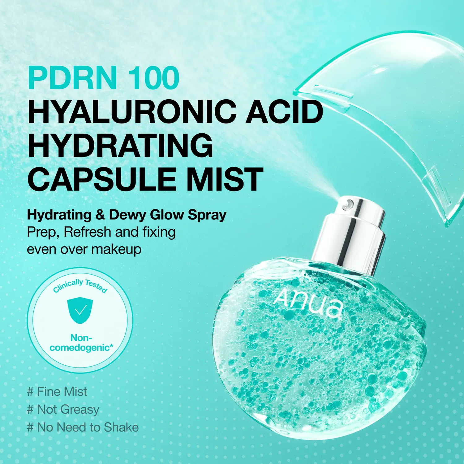 Anua PDRN Collagen Glow brume sérum mini éclat