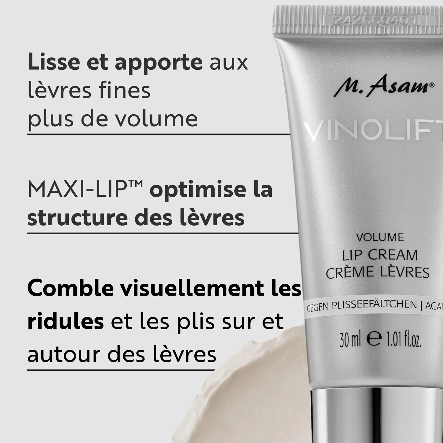 M. Asam Vinolift crème lèvres et contour 30 ml repulpante