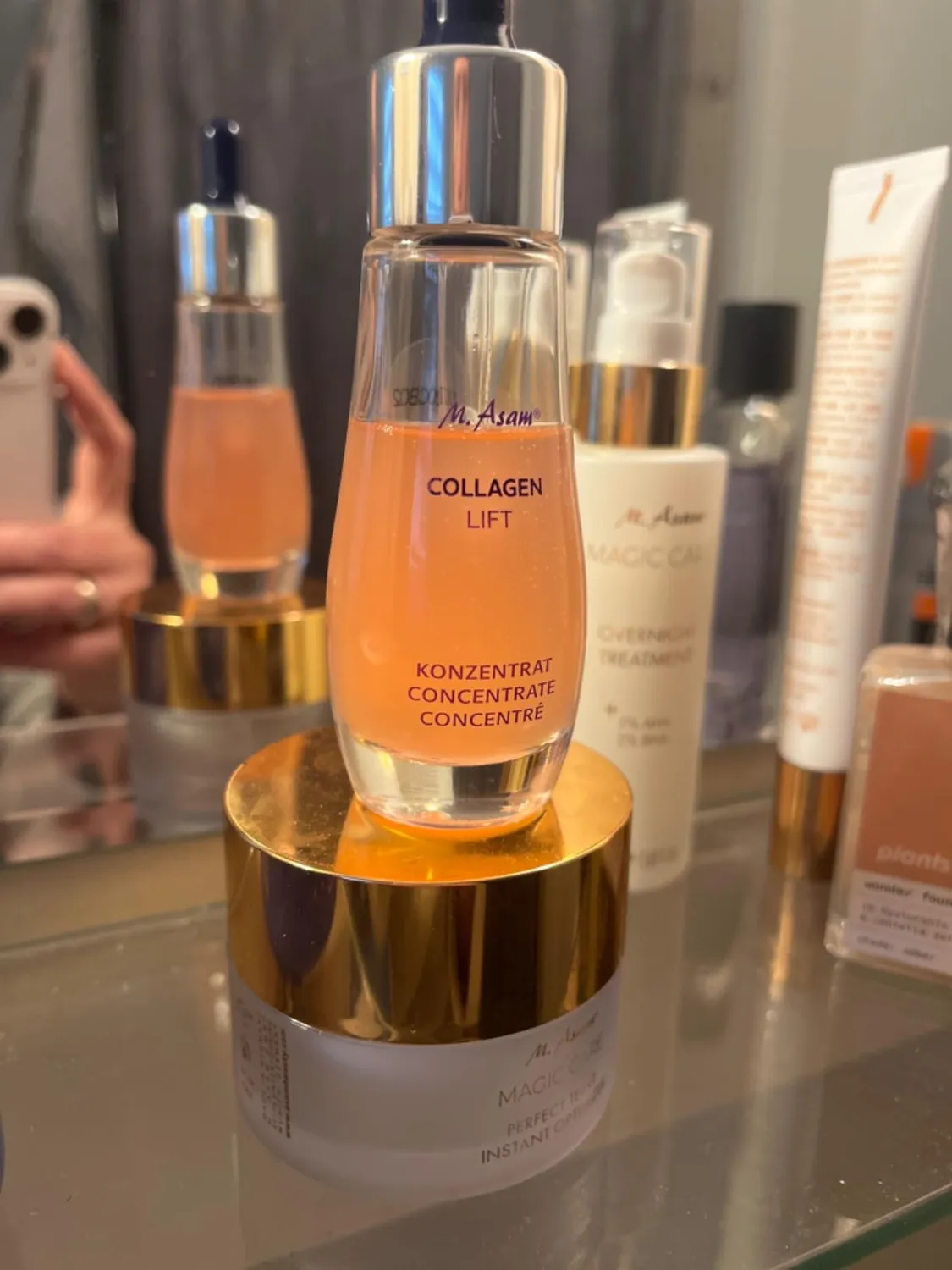 M. Asam Collagen Lift concentré visage fermeté 30 ml rose