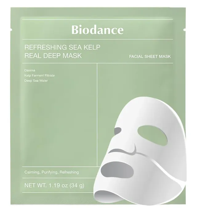 Biodance Real Deep Mask hydrogel varech 1 pièce apaisant