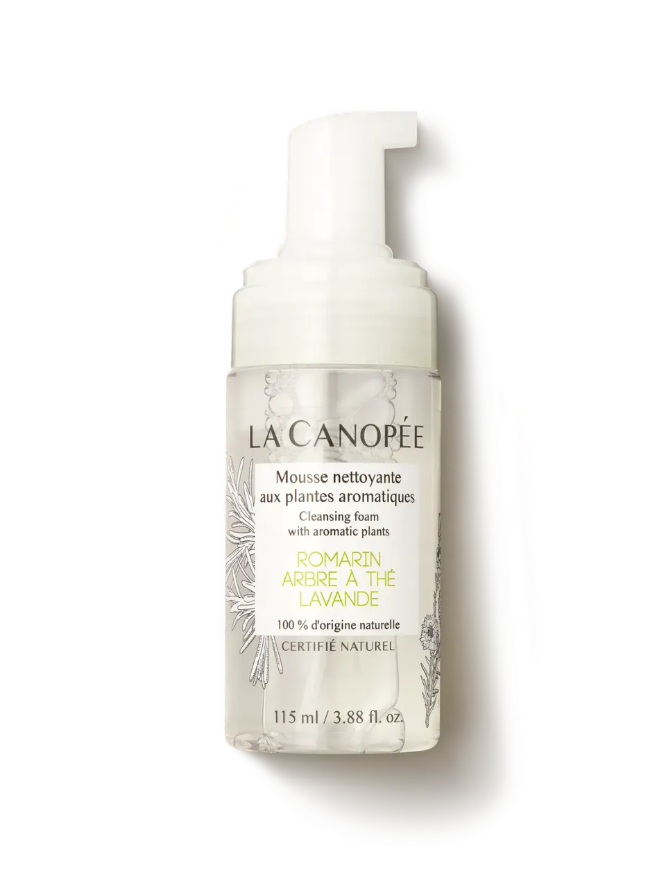 La Canopée Mousse Plantes Aromatiques nettoyant 115 ml purifiant