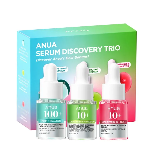 ANUA Serum Mini Discovery Set coffret 3 sérums hydratants