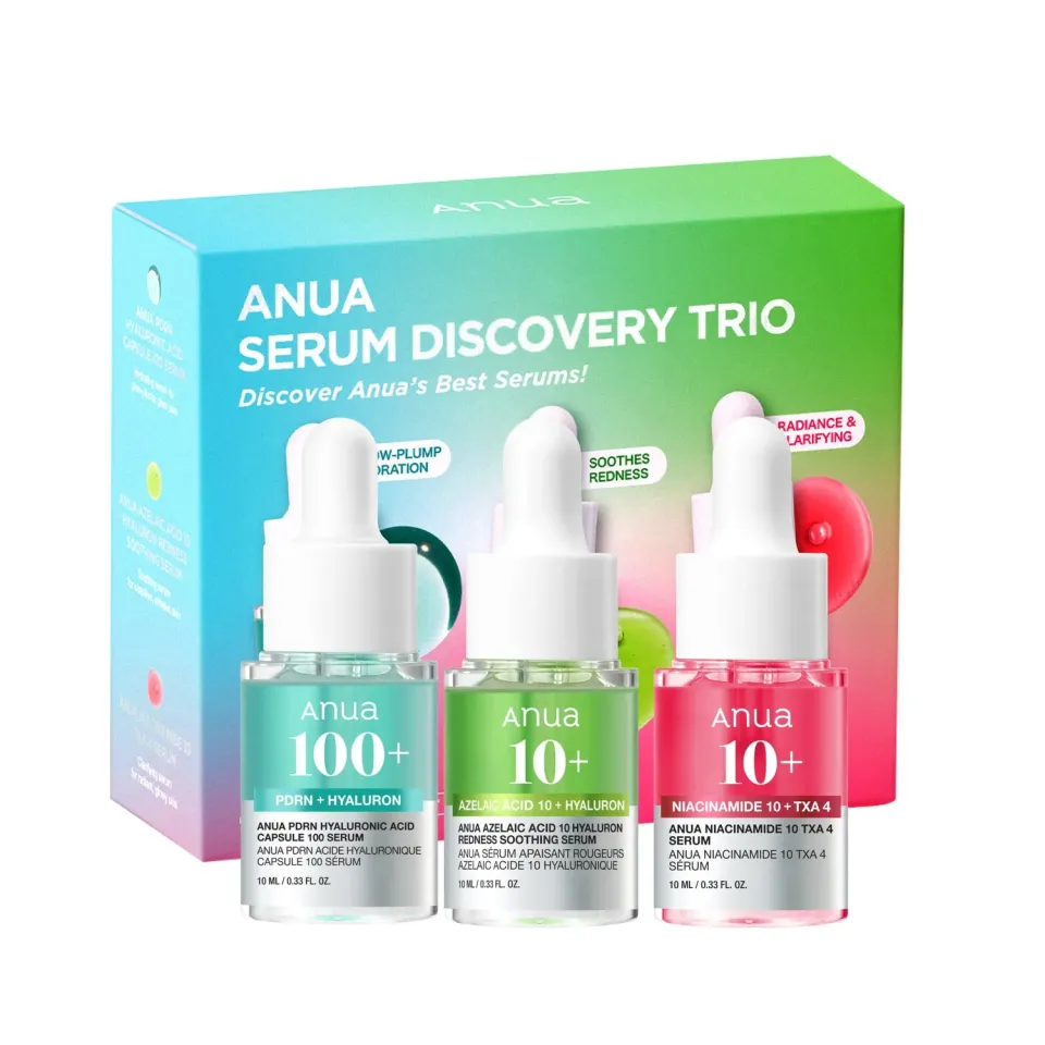 ANUA Serum Mini Discovery Set coffret 3 sérums hydratants