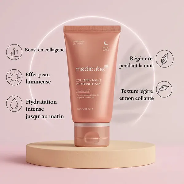 Medicube Collagen Night Wrapping Mask masque nuit 75 ml