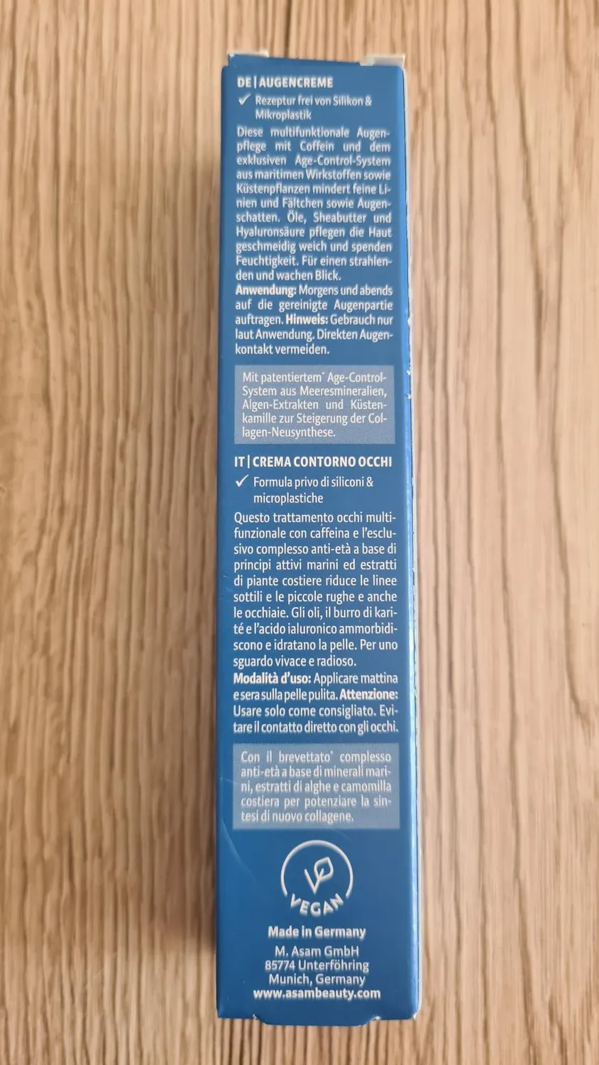 M. Asam Ocean Minerals contour des yeux lissant 15 ml algues