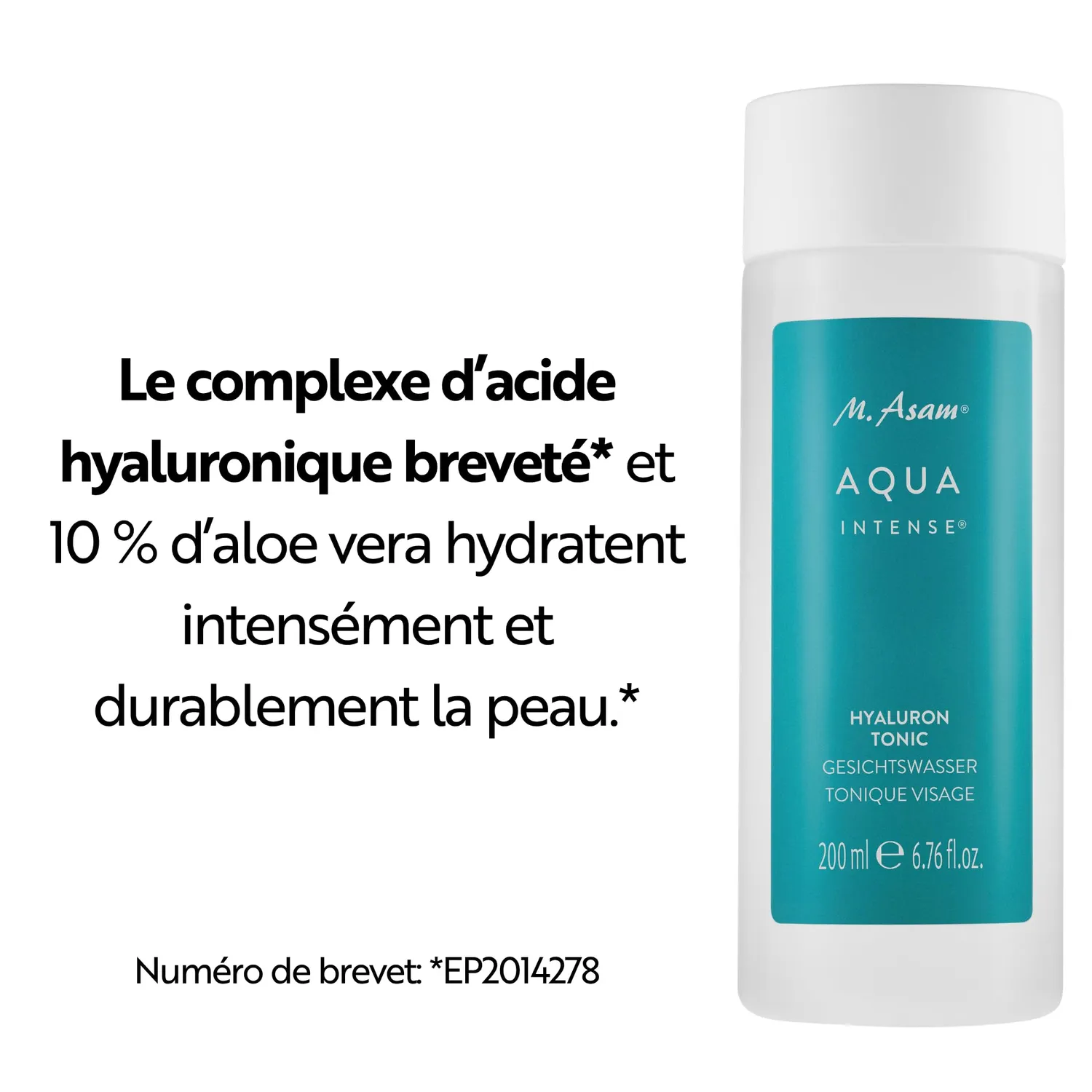 M. Asam Aqua Intense tonique hyaluronique 200 ml