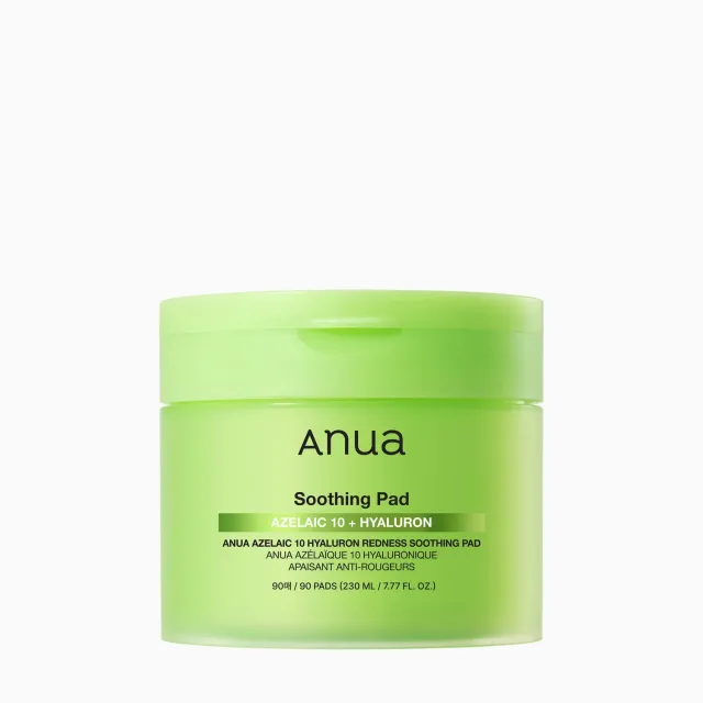 Anua Azelaic 10 Hyaluron pad tonique anti-rougeurs sensibles