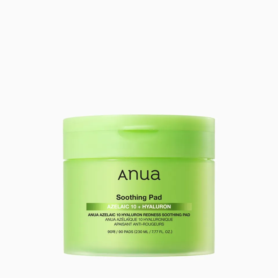 Anua Azelaic 10 Hyaluron pad tonique anti-rougeurs sensibles