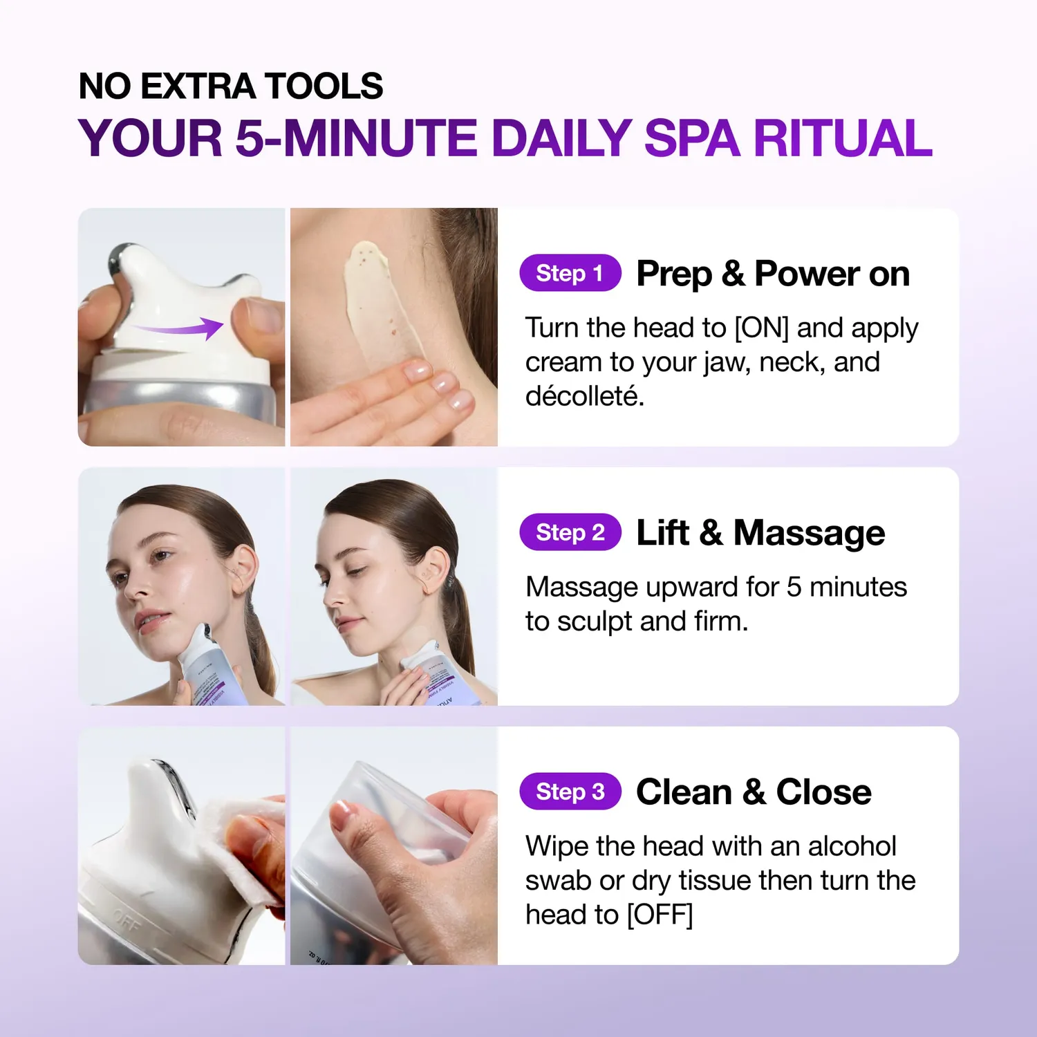 ANUA Collagen Retinol crème cou gua sha lift