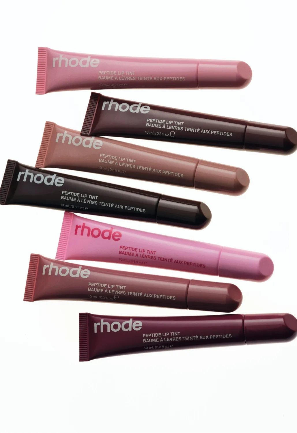 Rhode Peptide Lip Tint gloss lèvres 4x10 ml set hydratant