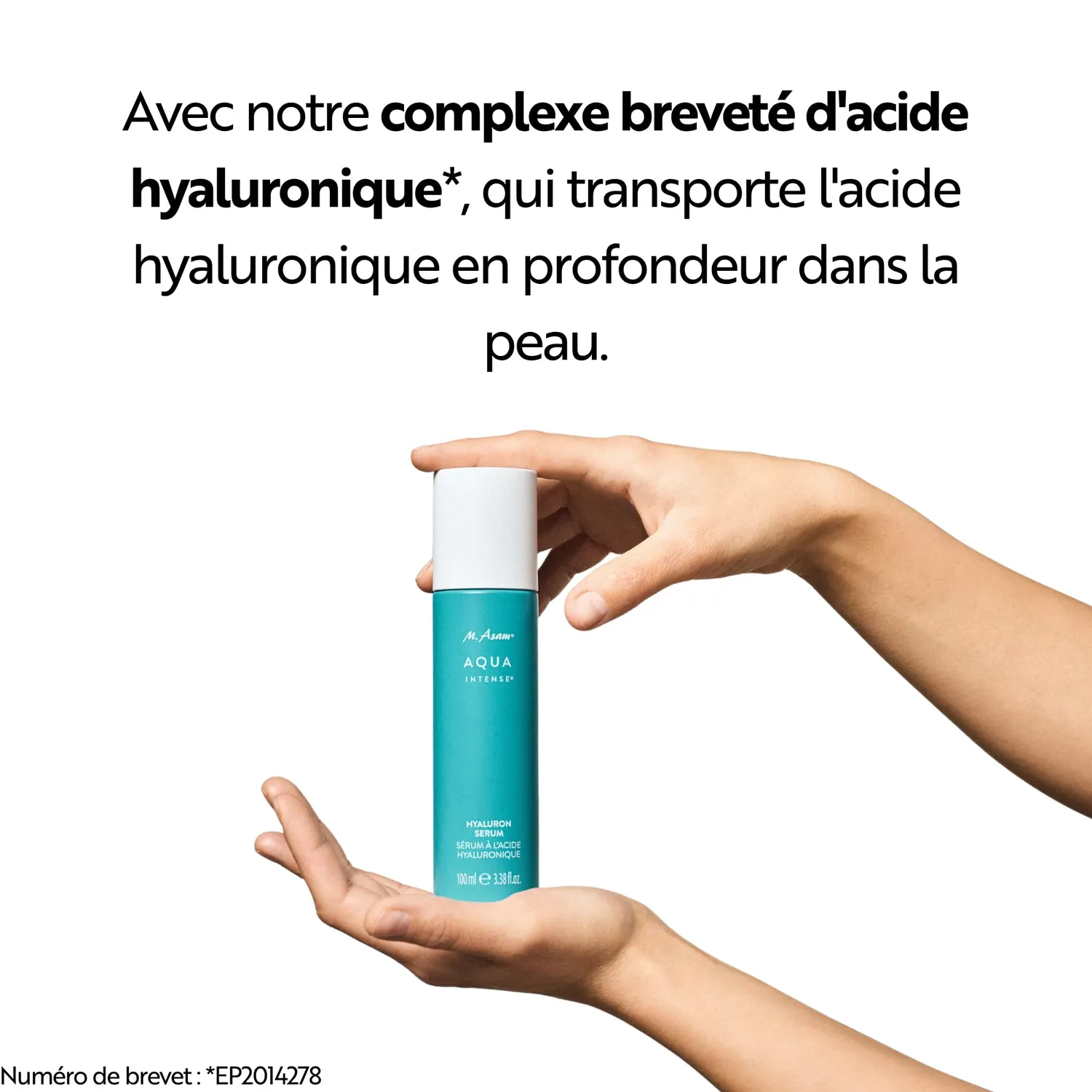 M. Asam Aqua Intense sérum hyaluronique 100 ml sans parfum
