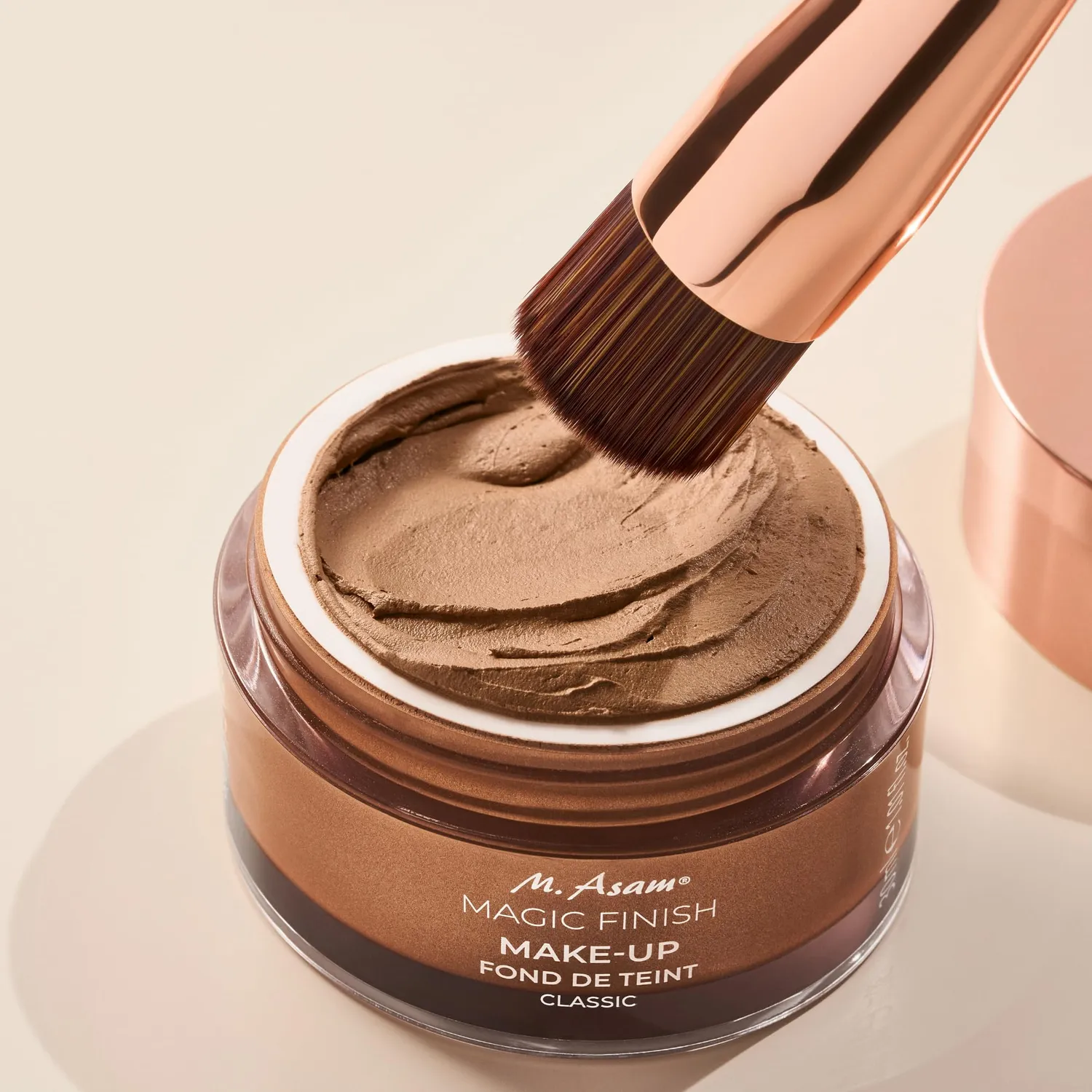 M. Asam Magic Finish Pinceau Fond de Teint plat nylon