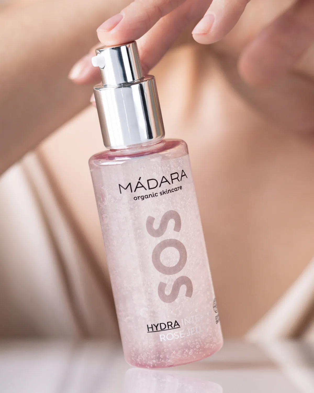 Mádara SOS Hydra Intense Rose Jelly gel hydratant 75 ml sans huile