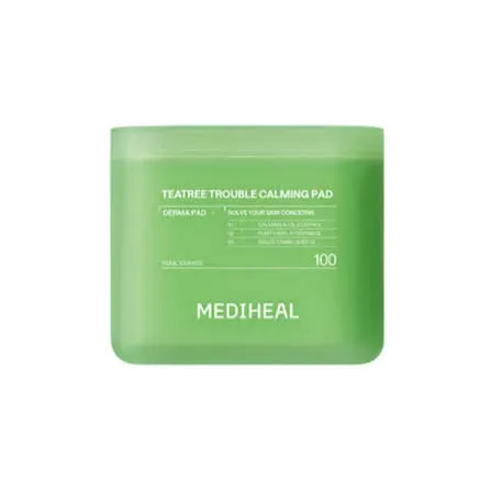 MEDIHEAL Teatree Trouble pads visage 100 pads cica