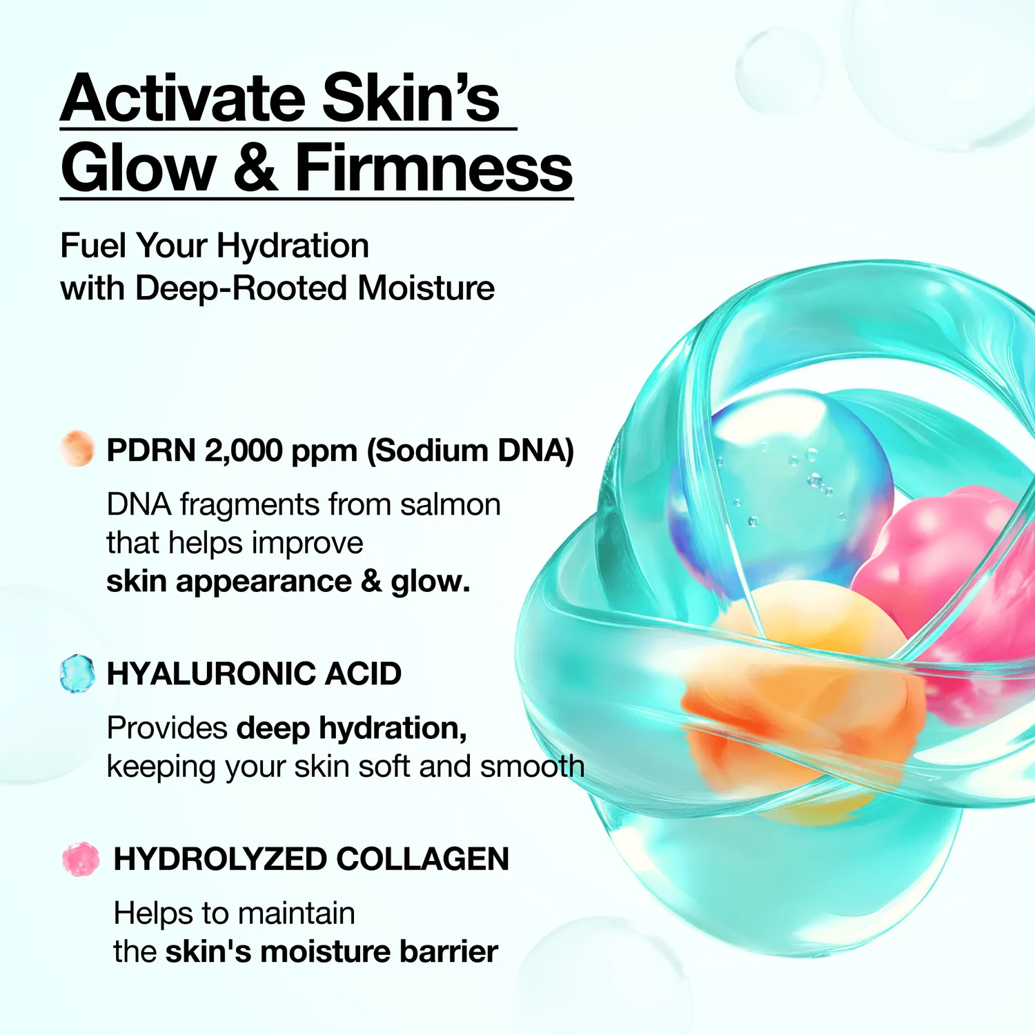 Anua PDRN Collagen Glow brume sérum mini éclat