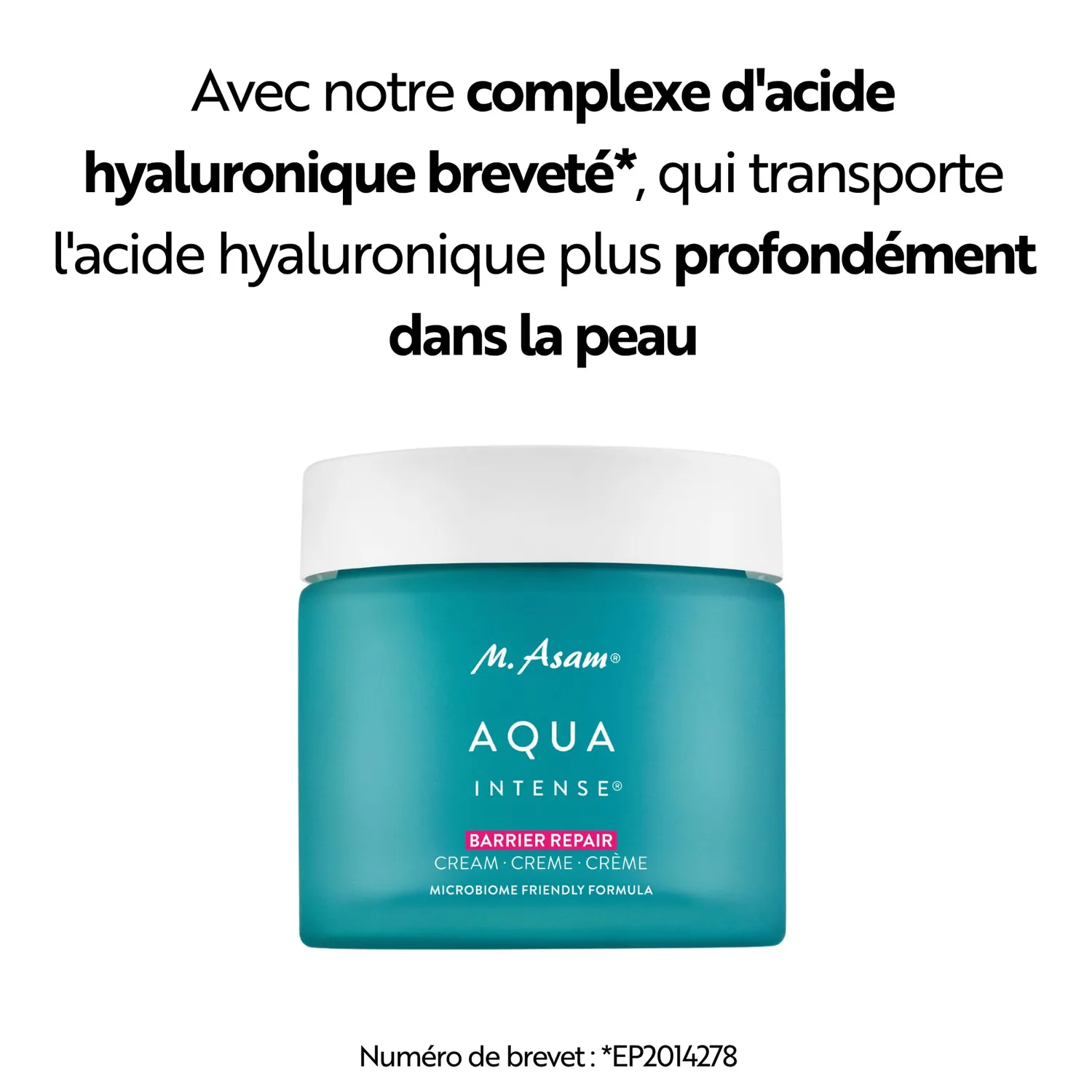 M. Asam Aqua Intense Barrier Repair crème visage 50 ml hydratante