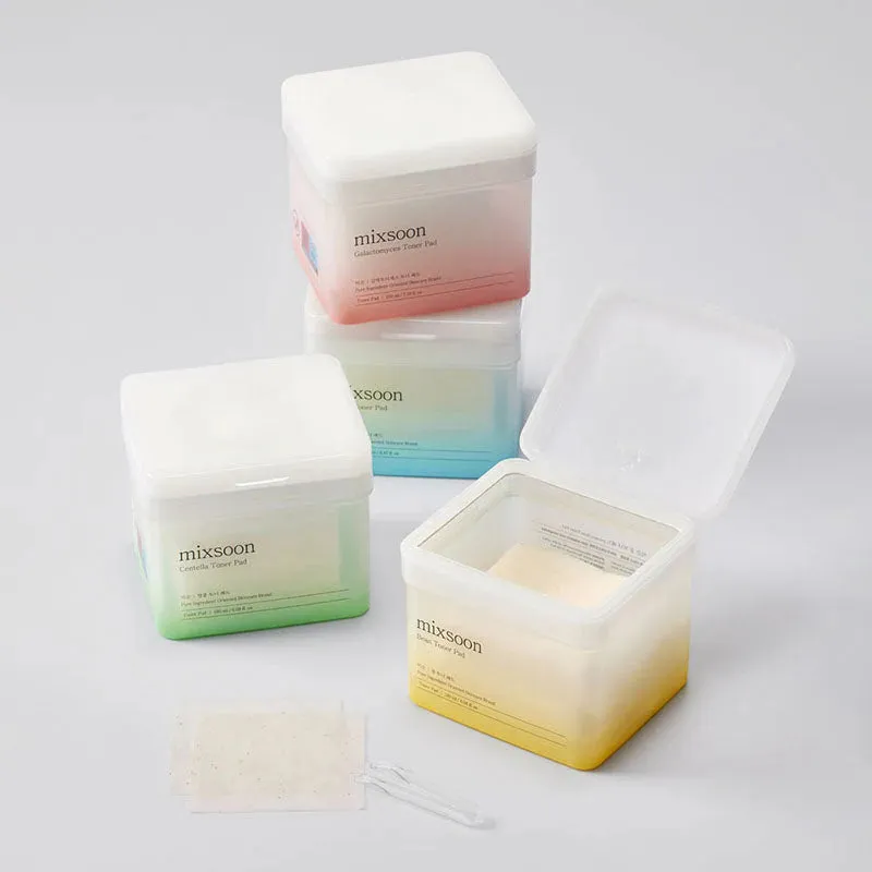 Mixsoon Bean Toner pads tonique 70 pièces protéine