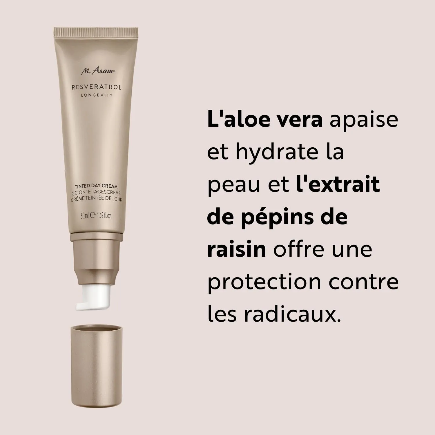 M. Asam Resveratrol NT50 Crème Jour Teintée 50 ml mat
