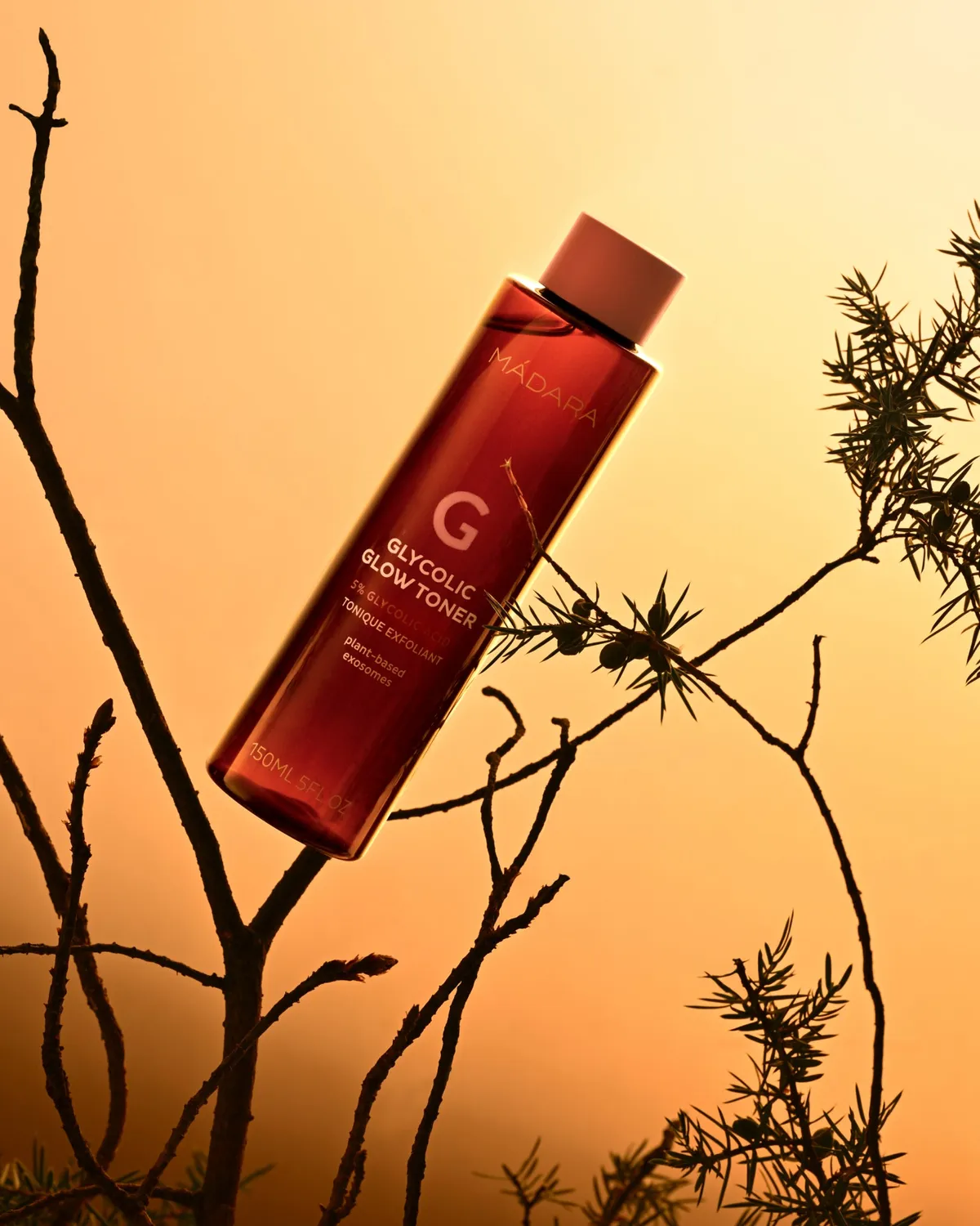 Mádara Glycolic Glow Toner lotion 150 ml pores affinés