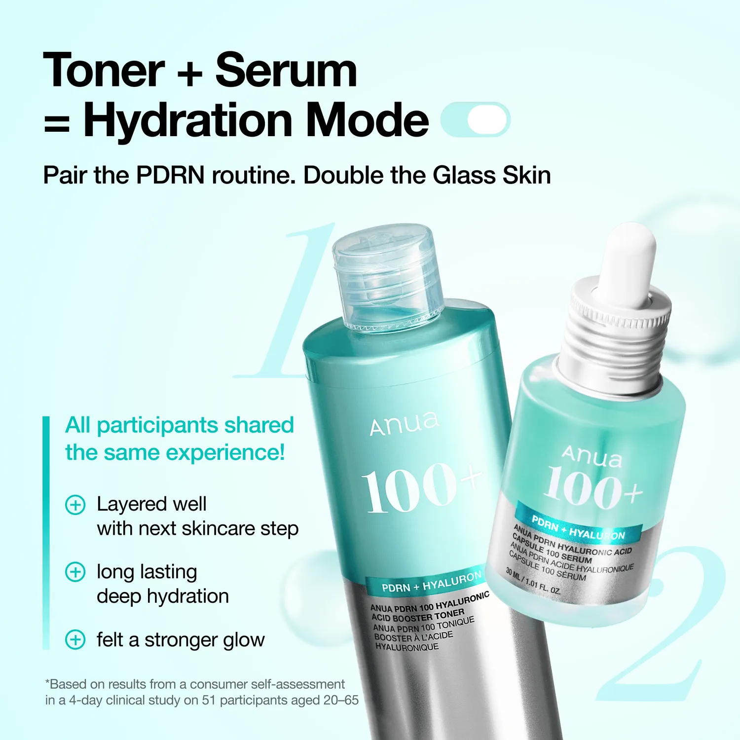 Anua PDRN 100 lotion tonique booster hydratante