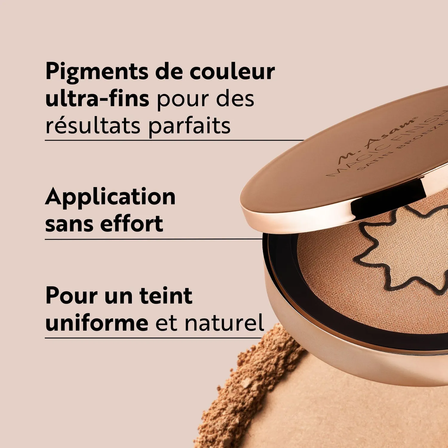 M. Asam Magic Finish Poudre Bronzante Light-Bronzer 6,5 g doré