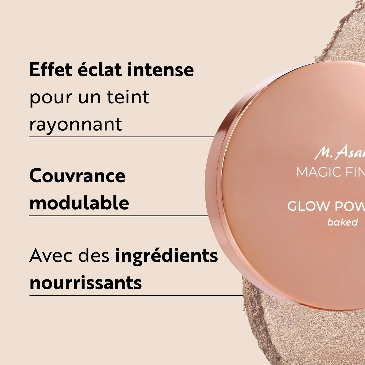 M. Asam Magic Finish poudre illuminatrice 7 g nacrée