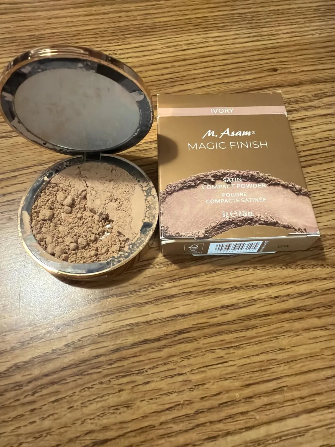 M. Asam Magic Finish poudre compacte nude 9 g matifiante