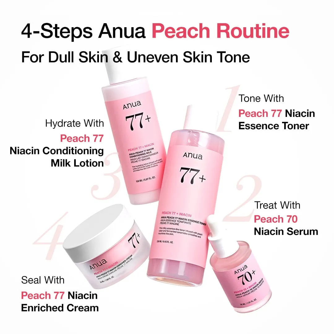 Anua Peach 70% Niacinamide sérum éclat pêche