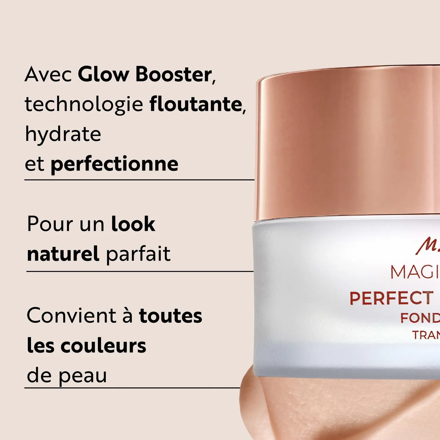 M. Asam Magic Finish Perfect Me fond de teint 30 ml transparent