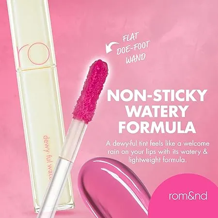 Rom&nd Dewy-Ful Water Tint 10 Murmur Pink encre lèvres