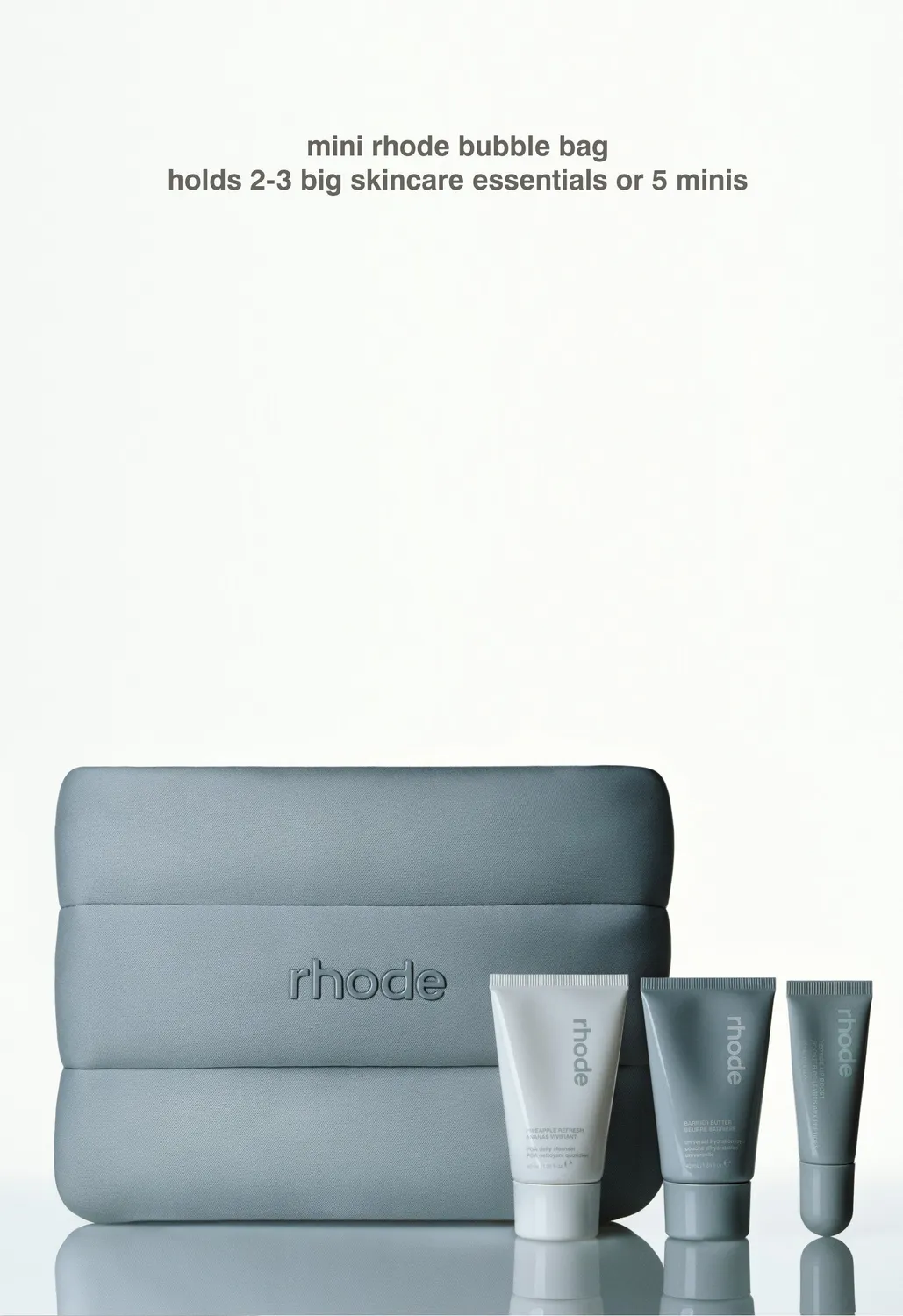 Rhode Mini Bubble Bag trousse matelassée beauté voyage