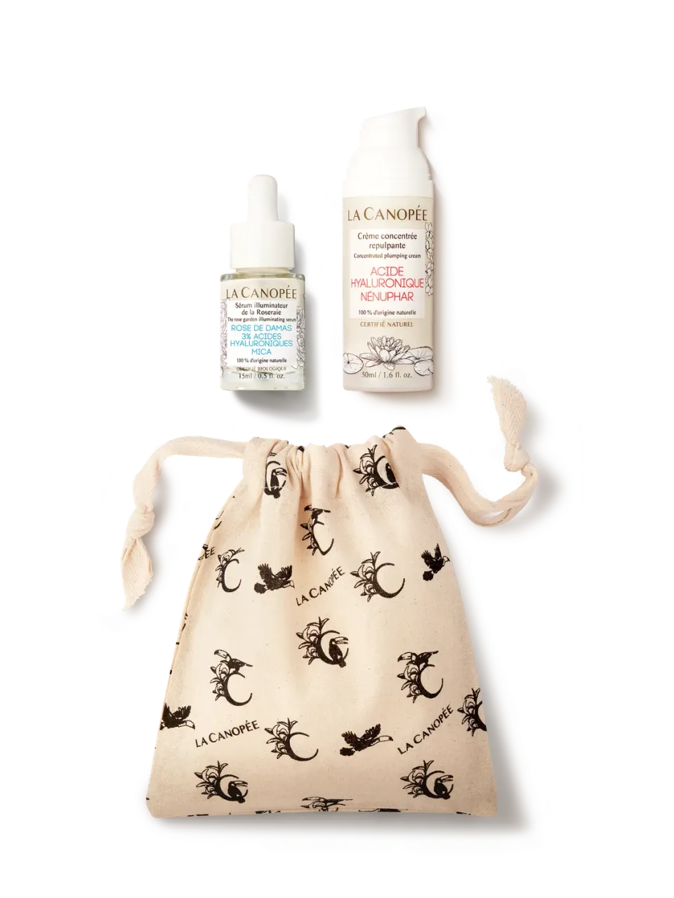 La Canopée Duo acide hyaluronique sérum + crème repulpant
