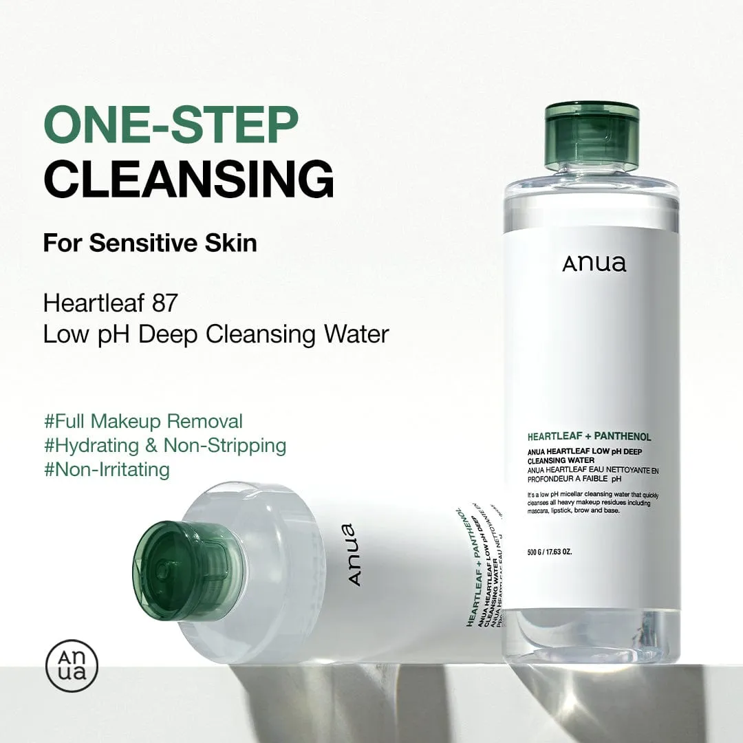 Anua Heartleaf Low pH eau nettoyante micellaire douce