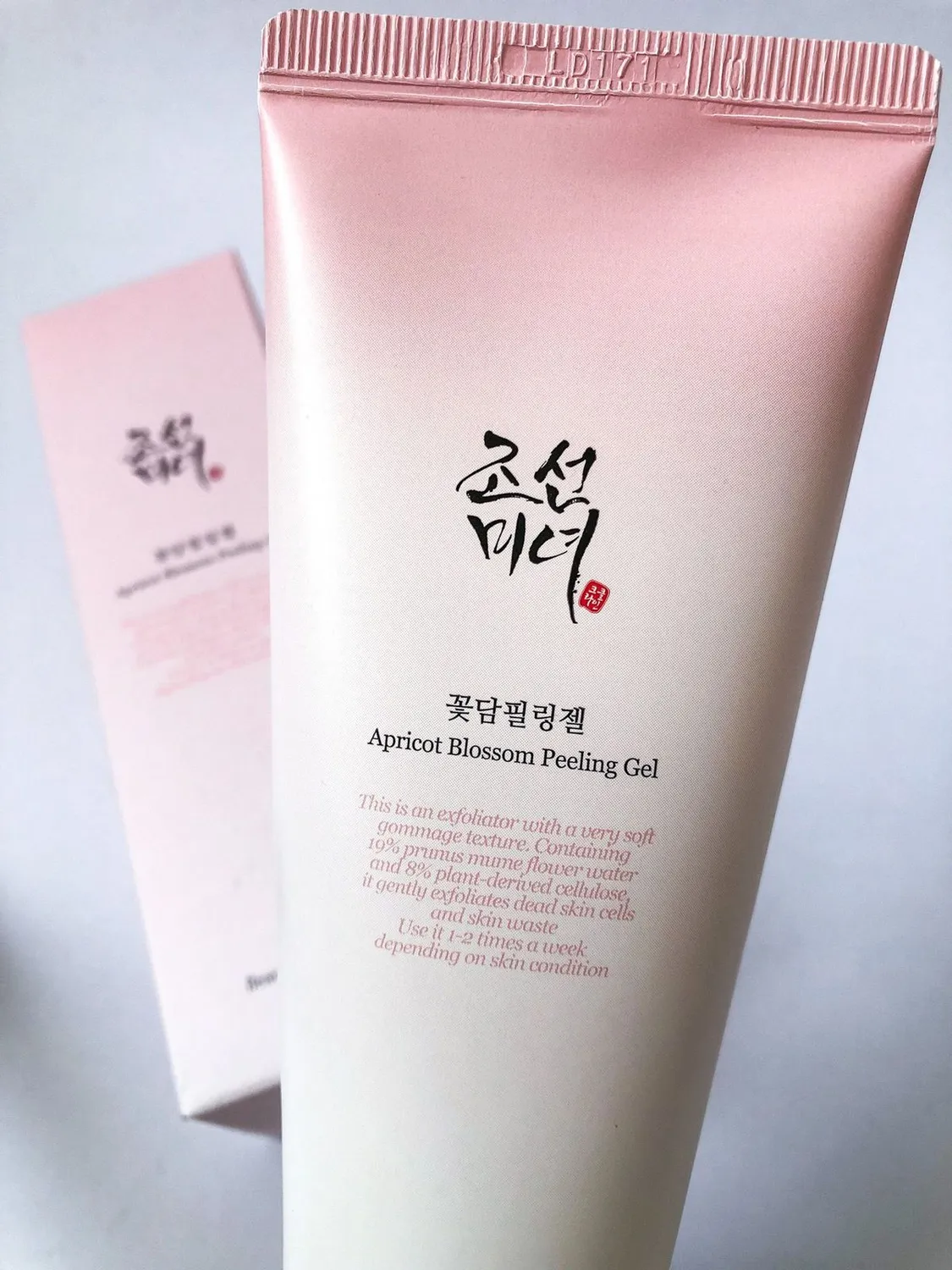 Beauty of Joseon Apricot Blossom gel gommant 100ml peau sensible