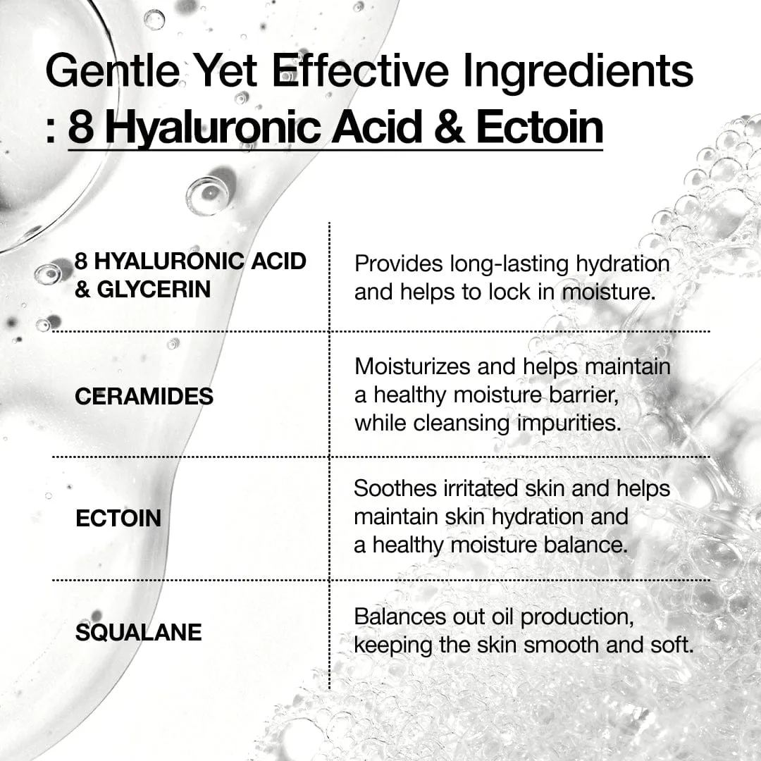 ANUA 8 Hyaluronic Acid gel nettoyant doux