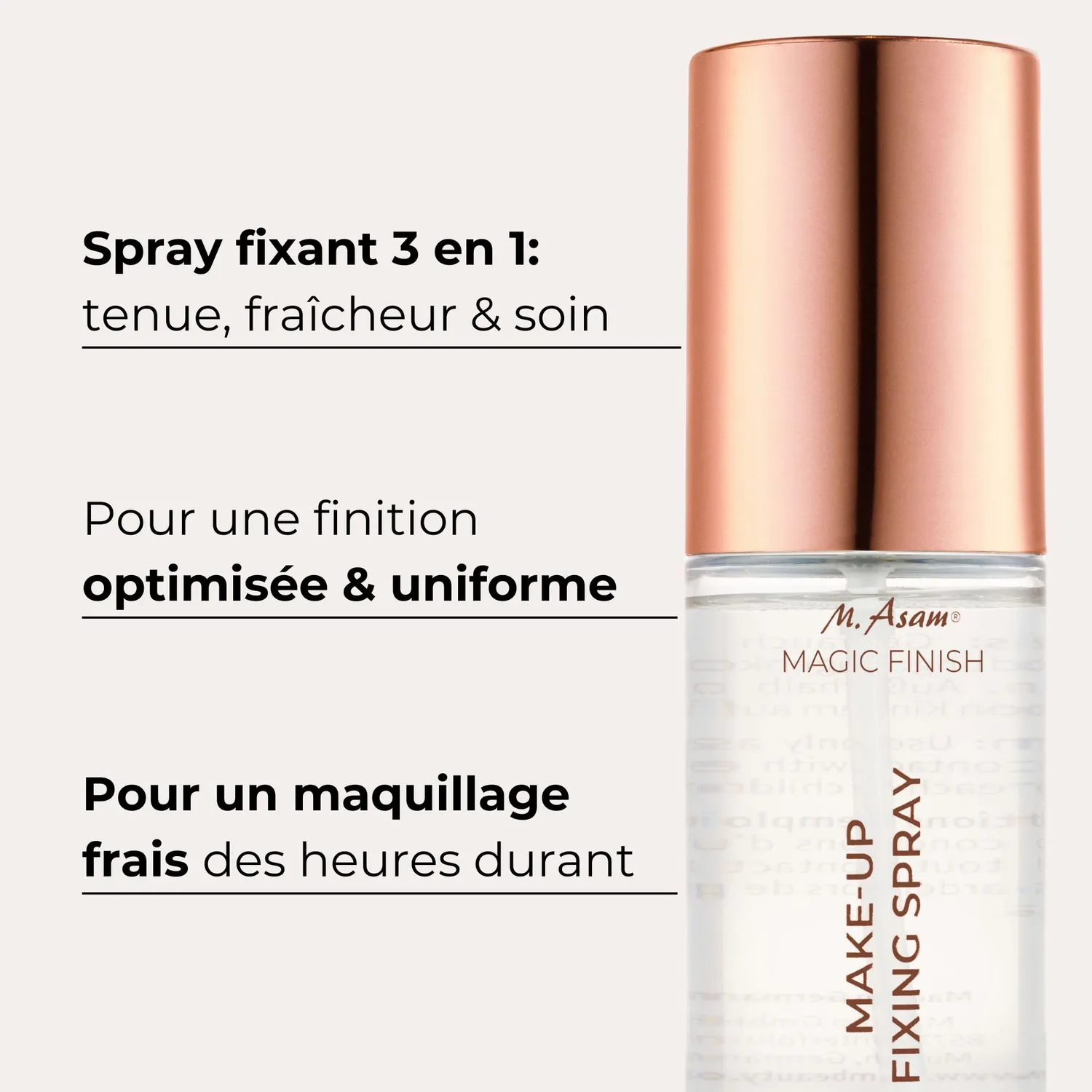 M. Asam Magic Finish spray fixateur maquillage 50 ml niacinamide