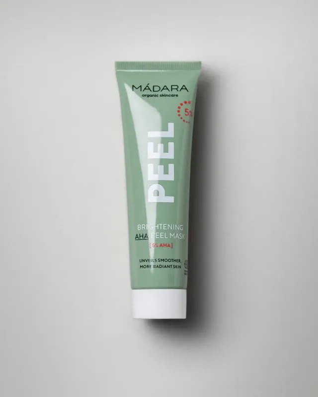 Mádara Brightening AHA Peel masque échantillon éclat