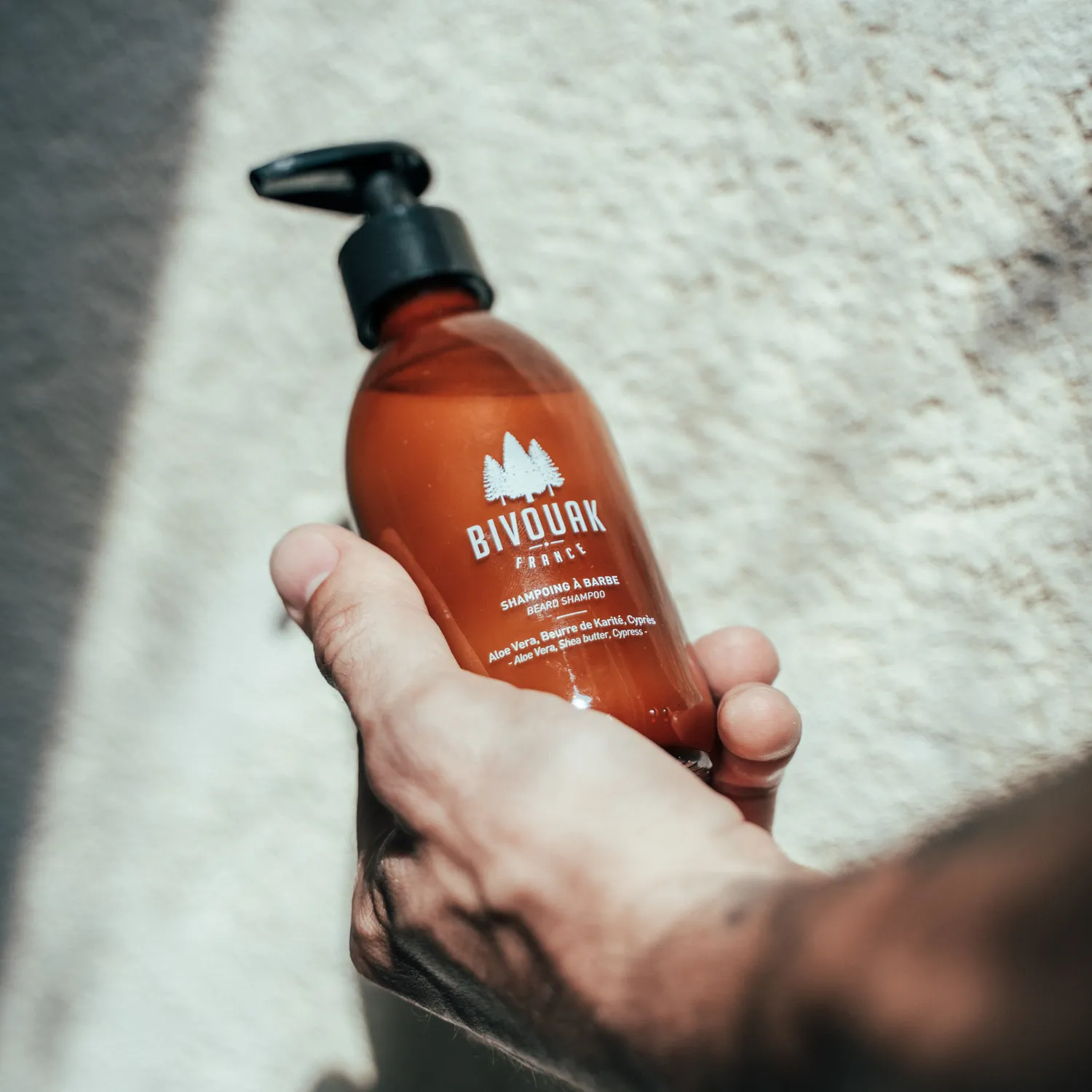 Bivouak Shampoing à barbe bio 200ml cèdre bergamote