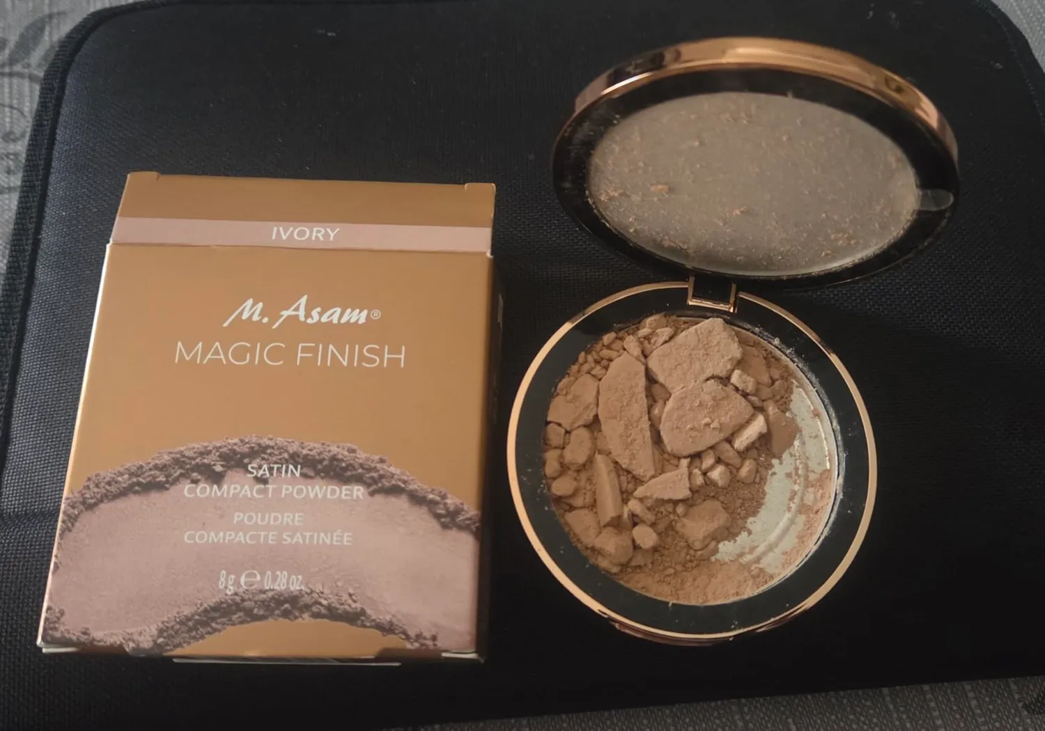 M. Asam Magic Finish poudre compacte nude 9 g matifiante