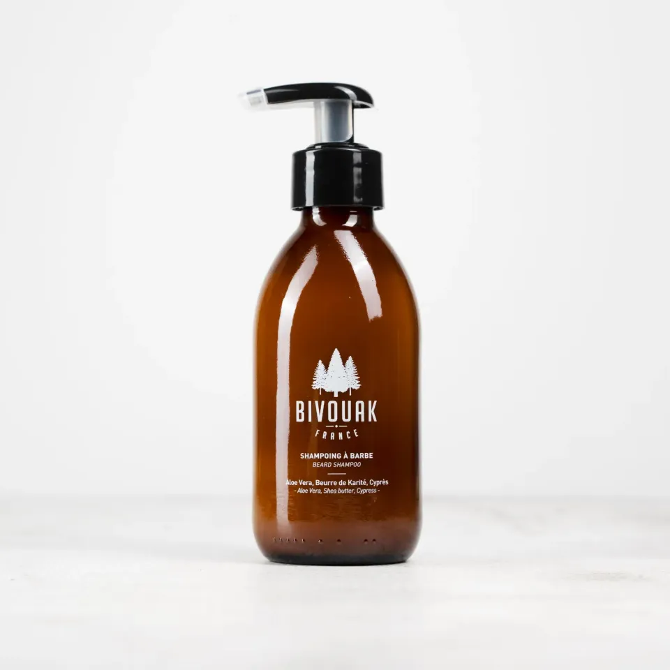 Bivouak Shampoing à barbe bio 200ml cèdre bergamote