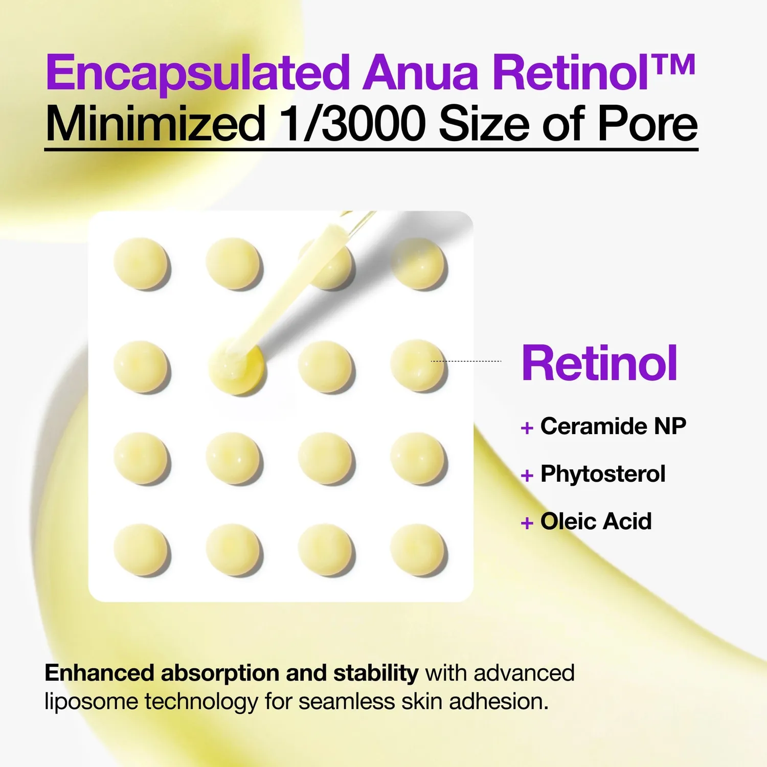 ANUA Nano Retinol 0.3% + Niacin Renewing Serum sérum anti-âge