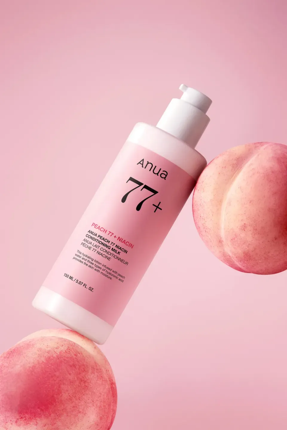 Anua Peach 77 Niacin lait visage 150 ml hydratant
