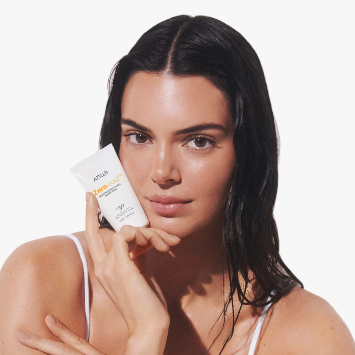 Anua Zero-Cast Moisturizing Finish crème solaire SPF50